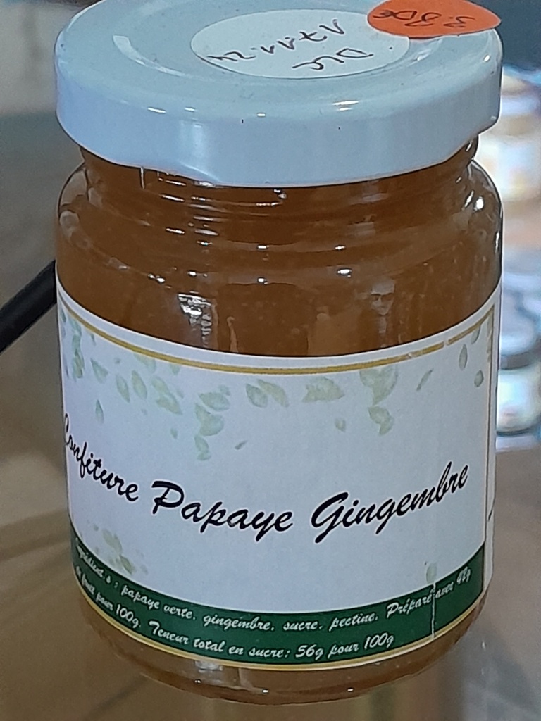 Confiture Papaye Gingembre 120G(Mam)