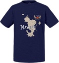 T-Shirt Carte de Mayotte (Mam) 